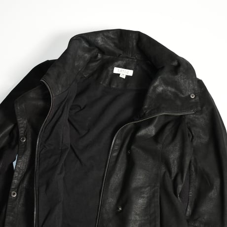 USED "BARNEYS NEWYORK" CONVERSION SHEEP SKIN LEATHER JACKET
