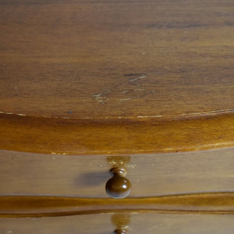 USED 80'S WOODEN FIVE DRAWER CHEST