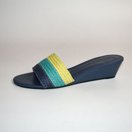 LADIES USED "CALLISTO" MULTICOLORED HEEL SANDAL