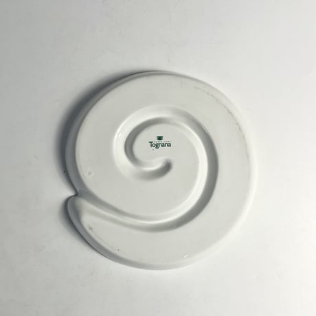 USED "TOGNANA" CERAMIC SWIRL PLATE
