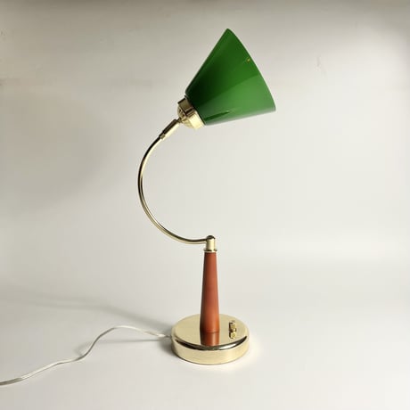 USED GLASS SHADE DIMMING DESK LAMP