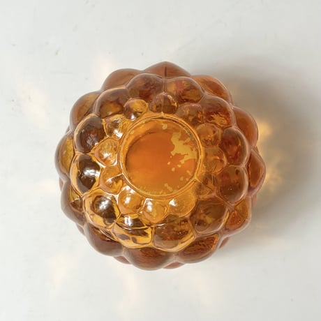 USED GLASS CANDLE HOLDER