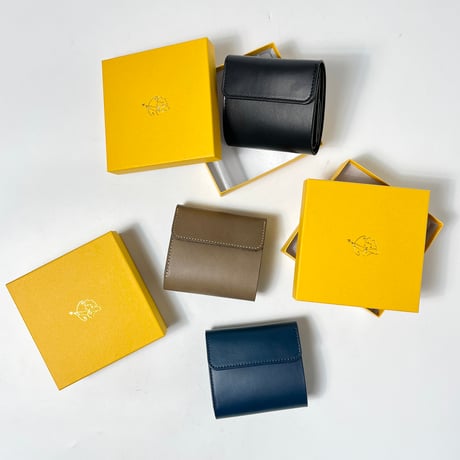 APOLLON LEATHER ”snap wallet / brass"
