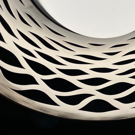 JAPAN USED METAL SHADE PENDANT LAMP