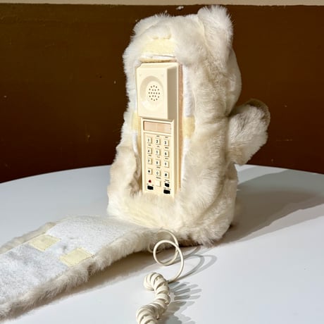 USED 80’S "TELECONCEPTS / PLUSH TEDDY BEAR PHONE”