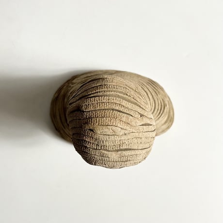 VINTAGE CLAY MUMMY STATUE