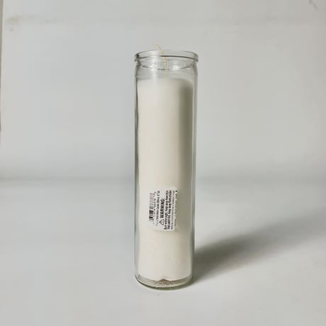 USED GLASS CANDLE