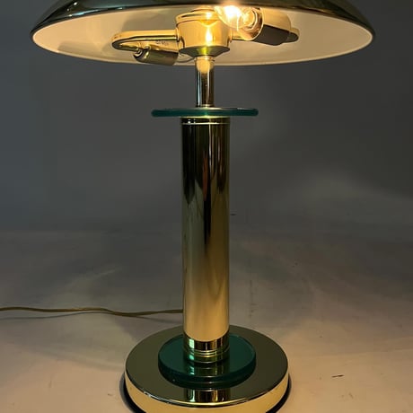 USED METAL & GLASS TOUCH SENSOR TABLE LAMP