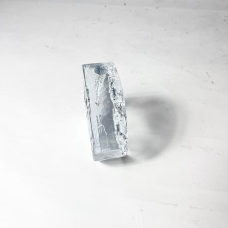 VINTAGE "WALTHER GLAS" ICE ART GLASS VASE