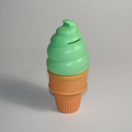 USED ICE CREAM PIGGY BANK