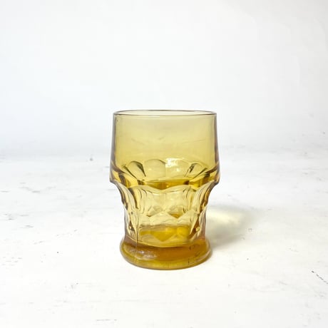 VINTAGE 60-80'S "GEORGIAN" HONEY GOLD GLASSES