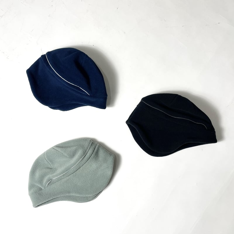 帽子 COMFORTABLE REASON Fleece Ear Flap BLACK COMFORTABLE REASON 