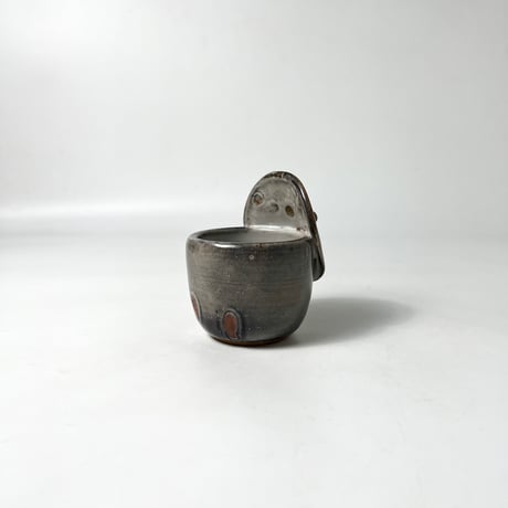 USED HANDMADE CERAMIC PLANTER VASE