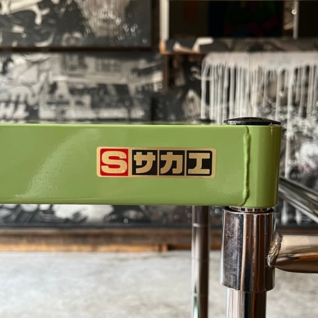 JAPAN USED STEEL LEG STAINLESS CARRY WAGON