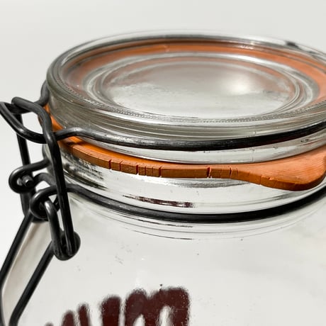 VINTAGE 70s "MUNCHIES" 3LITTER JAR HINGE LID