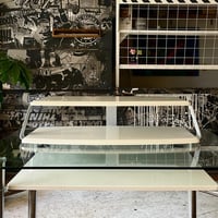 USED STEEL WOODEN CARRY SHELF