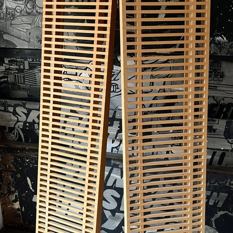 USED WOODEN RUDDER CD RACK