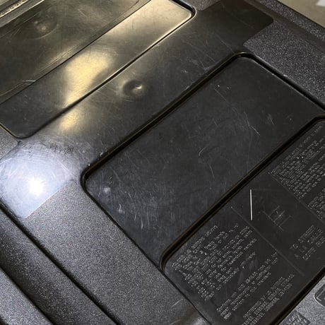 USED “TOTER” 48 GALLON TWO WHEELS TRASH CAN