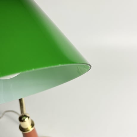 USED GLASS SHADE DIMMING DESK LAMP