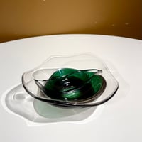 USED  DOUBLE LAYERED GLASS TRAY
