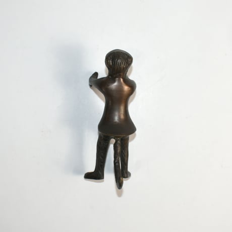 VINTAGE 2P BRONZE MONKEY CANDLE HOLDERS