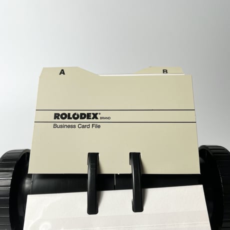 USED "ROLODEX" CARD HOLDER