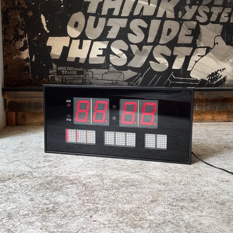 USED DIGITAL WALL CLOCK