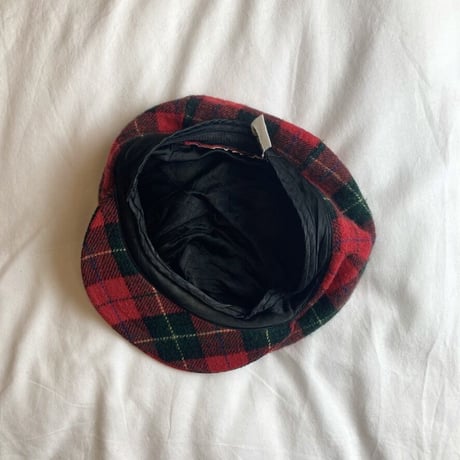 CHECK WOOL CASKET