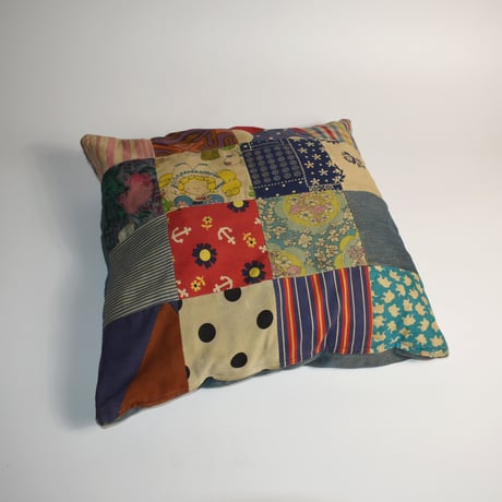 VINTAGE HANDMADE PATCHWORK PILLOW