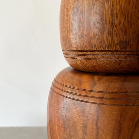 USED WOODEN CANDLE STAND