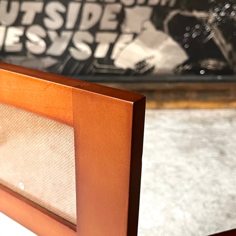 USED WOODEN PHOTO FRAME