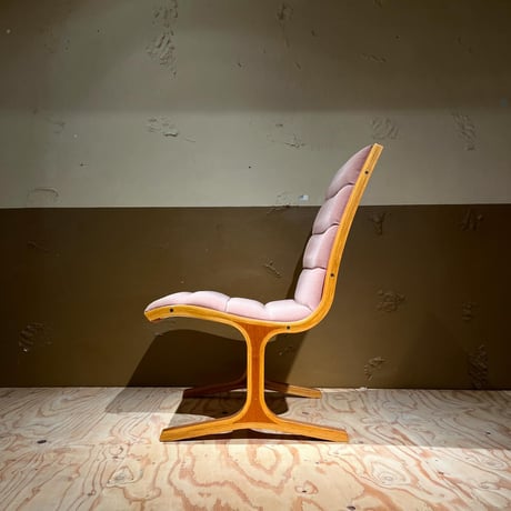 JAPAN USED "TENDO" WOODEN LOUNGE CHAIR
