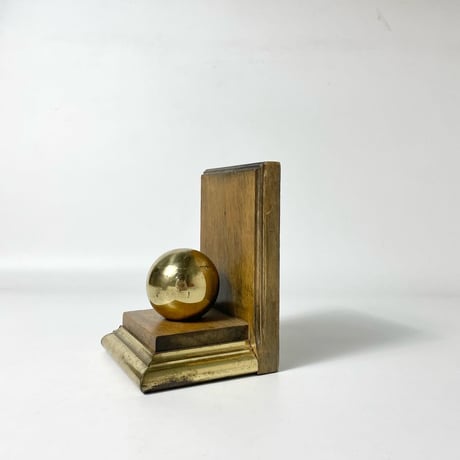 USED WOODEN BOOKEND