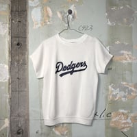 LADIES USED "DOGERS" S/S SWEAT
