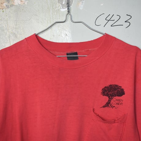 USED "COUNTRY COMFORT" POCKET T-shirt