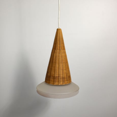 RATTAN GLASS PENDANT LAMP