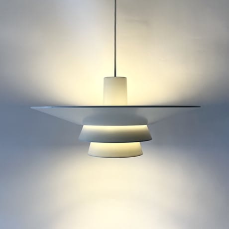 USED METAL 3SHADE PENDANT LAMP