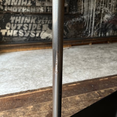 USED STEEL FRAME WOODEN DISPLAY RACK