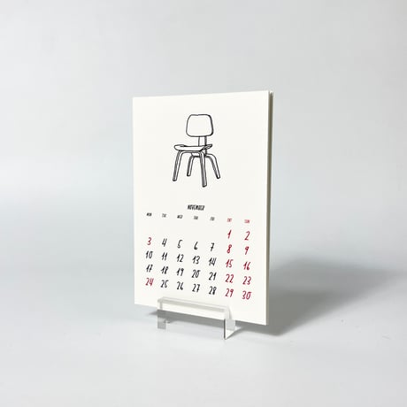 TAKESHI WADA "2025 VTG CHAIR COLLECTION CALENDAR"