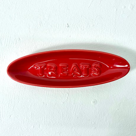 USED  CERAMIC TREATS TRAY