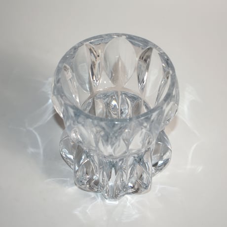 USED TEXTURE GLASS CONTAINER