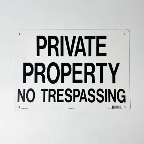 USED "LYNCH SIGN" SIGN BOARD