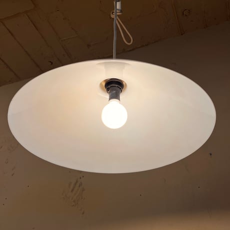 JAPAN USED PLASTICS SHADE PENDANT LAMP