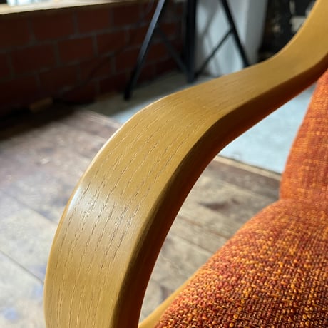 JAPAN USED “FUJI FURNITURE / AJIO” FABRIC 2P SOFA