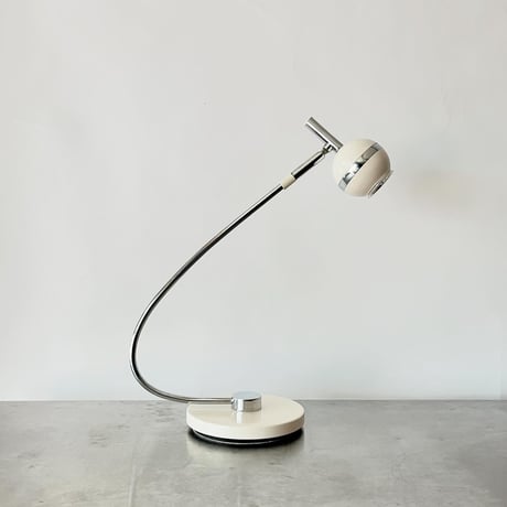USED CHROME NECK TABLE LAMP