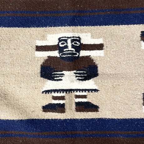 USED INDIAN NATIVE WOOL RUG