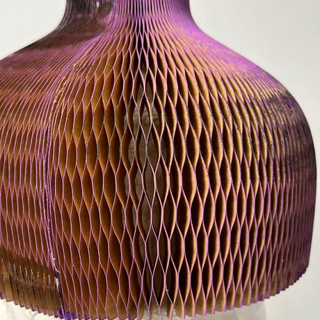 USED ACCORDION PAPER VASE COVER