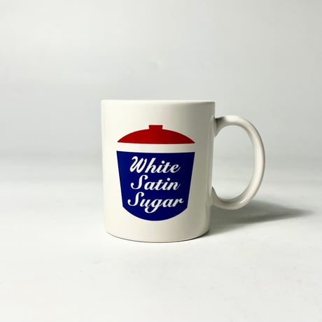 USED "WHITE SATIN SUGAR" CERAMIC MUG