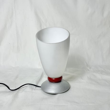USED GLASS TABLE LAMP