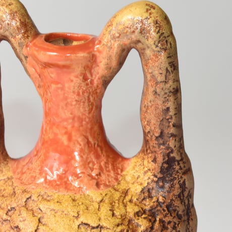 USED DESIGNED CERAMIC FLOWER VASE